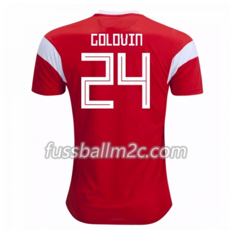 Fußballtrikots Russland Golovin 24 Heim Trikotsatz WM 2018